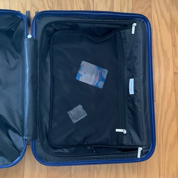 Calvin Klein Royal Blue Hard-Case 20” Carry-On - Picture 13 of 17